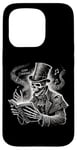 iPhone 15 Pro Carols Black Dark Goth Skeleton Christmas Women Men Case