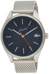 Lacoste Men's Analogue Quartz Watch with Stainless Steel Strap 2011053,Blue