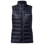 Berghaus Silksworth Down Insulated Gilet, Doudoune sans Manche pour Femme, Noir de Jais 46