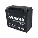 Batterie moto NUMAX NTX20-BS SLA 12V 18Ah 270A Dimensions: 175x87x155mm et plus à Gauche