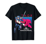 Marvel Thor Ragnarok Neon Color Pop Halftone Graphic T-Shirt T-Shirt