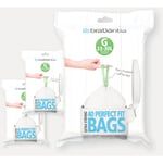 Lot de 6 distributeurs de 40 sacs poubelles 23/30 l blanc code g (dont 1 offert) - Brabantia