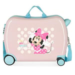 Disney Minnie Play All Day Valise pour Enfant Rose 50 x 38 x 20 cm Rigide ABS Fermeture à Combinaison latérale 34 l 1,8 kg 4 Roues Équipement à Main