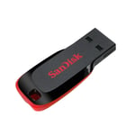 SanDisk Cruzer Blade CZ50 USB-minne, 128GB, USB 2.0