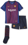 Nike FCB LK Nk BRT Kit Hm - Ensemble de sport - Unisexe - Pour Enfant - Bleu (Deep royal blue/Obsidian), M - 110-116cm - 5-6ans