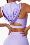 <![CDATA[Crop Top Hoodie Sleeveless - Purple - S]]>