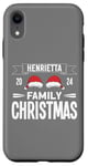 iPhone XR Celebrating 2024 Family Christmas - Henrietta Christmas Case