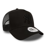 New Era Men's Clean Trucker New York Yankees Black/Black, OneSize