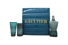 JEAN PAUL GAULTIER LE MALE GIFT SET 125ML EDT + 50ML A/S BALM + 75G DEO STICK