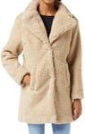 Urban Classics Woman's Small Sherpa Mntel Ladies Oversized Coat Damen Fleece S