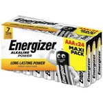 Energizer Alkaline Power AAA / E92 Batterier (24 stk. )