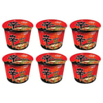 6x Nongshim Shin Ramyun 114g Big Bowl Instant Noodles Ramen Pot Noodle Pack