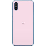 Kännykkäkuori Xiaomi Redmi 9AT-laitteelle, jossa on Sydän kuvio