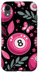 iPhone XR Retro Pink Lucky Disco 8 Ball For Women Case