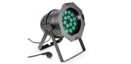 Cameo CLP64Q8WBS 18 x 8W QUAD Colour LED RGBW PAR light in black housing