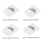 For Wii Memory Card High Speed Plug And Play White Game Memory Card For Game Set