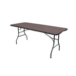 WERKA PRO Table Pliante Aspect Bois 180x74x74cm