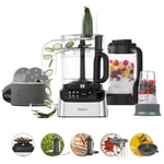 Kenwood MultiPro OneTouch foodprosessor FDM73.850.SS (børstet metall)