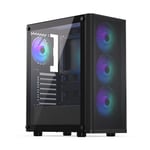 ENDORFY Case Endorfy Ventum 200 ARGB - Boîtier moyen tour - Noir - RGB - Fenêtre