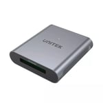 UNITEK USB-C CFexpress 2.0 Card     Reader. Up to 10Gbps Data Transfer, LED Indicator, Bus-Powered, Aluminium Housing, Plug &amp; Play. Includes USB-C to C &amp; USB-C to A Data Cable.  Space Grey Colour