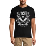 Homme Tee-Shirt Le Vrai Boucher - Chasseur De Viande 2016 - The Real Butcher - Meat Hunter 2016 - 8 Ans T-Shirt Graphique Idée Cadeau 8e Anniversaire Vintage Année 2016 Nouveauté