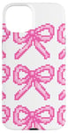 iPhone 15 Plus Pixel Pink bows bows Video Game bow for women and girls Case