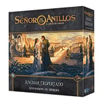 Fantasy Flight Games, Le Seigneur des Anneaux LCG MEC107ES, Angmar réveillé l'expansion des héros, Jeu de Cartes Espagnol, Multicolore