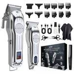 SEJOY Hair Clippers for Men Professional Cordless Barber Clippers & Trimmers Set