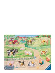 Mornings At The Farm 10P Toys Puzzles And Games Puzzles Classic Puzzles Multi/patterned Ravensburger