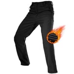 FREE SOLDIER Pantalon Ski d'hiver pour Hommes Pantalon de Chasse Imperméable Coupe-Vent Softshell Doublé de Polaire pour la Randonnée