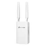 TP-Link Omada ER703WP-4G-Outdoor V1 - Passerelle - 1GbE - Wi-Fi 6 - 4G - 2.4 GHz, 5 GHz - SIP - 4G LTE-FDD B1/B3/B5/B7/B8/B20/B28/B32 4G LTE-TDD B38/B40/B41 3G DC-HSDPA/HSPA+/HSDPA/HSUPA/WCDMA...