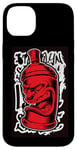 Coque pour iPhone 14 Plus Y2K Bombe de peinture en spray pour graffiti rétro Street Art Old Skool