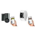 somfy 2401563 - Outdoor Camera - Caméra de Surveillance Extérieure WiFi & 2401507 - Indoor Camera | Volet Motorisé | Détecteur de Mouvement & Vision Nocturne | Haut-Parleur & Microphone