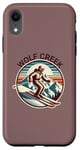 iPhone XR Retro Vintage Wolf Creek Colorado Ski Resort Winter Skiing Case