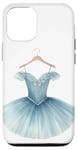 Coque pour iPhone 12/12 Pro Blue Ballerina Girl Tutu de danse lyrique musicale