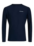 Berghaus Men's 24/7 Long Sleeve Crew Tech T-Shirt,Night Sky,S