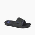 Reef Mens Water Friendly Sandals ~ Fanning Slide raven purple