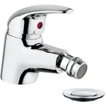 Mediawave Store - Mélangeur Robinet Lavabo Selenia 90044-5 En Acier Avec Tubes Raccordement