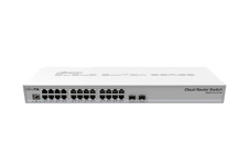 MikroTik – Cloud CRS326-24G-2S+RM 24Port Eth Switch Router dualboot UK (CRS326-24G-2S+RM-UK)