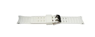 System-S Bracelet 20 mm en TPU pour montre connectée Samsung Galaxy Watch 5 4 Blanc, Blanc., Eine Grösse, Classique