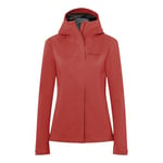 Marmot Wm's PreCip Eco Pro Jacket, Veste de pluie imperméable, manteau de pluie résistant au vent, coupe-vent hardshell pliable respirant, idéal pour la randonnée, Femme, Grapefruit, S