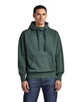 G-STAR RAW Men's Garment Dyed Oversized Hoodie, Green (laub gd D22327-D249-D549), M