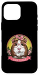 Coque pour iPhone 16 Pro Max Maman de cochon d'Inde pour les propriétaires de cochons d'Inde éleveurs de cochons d'Inde