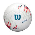 Wilson Football NCAA VANTAGE, TPU composite material, White / blueish-green