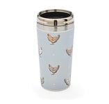 Cooksmart 500ml/17oz Bamboo Fibre Stainless Steel Travel Mug | Insulated Travel Mug with Lovely British Designs | Leak Proof Coffee Travel Mug Perfect for Everyday Use (Farmers Kitchen)