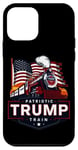 Coque pour iPhone 12 mini Trump Train Patriotic Trump 2024 T-shirt pour homme et femme fille