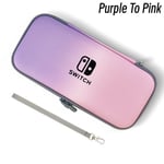 Étui De Tran De Protection Pour Nintendo Switch,Design De Document Nickel É,Rangement,De,Accessoires De Jeu - Type Purple To Pink