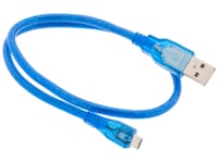 USB-kabel A-hane microB hane 0.5m blå