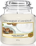 Yankee Candle Scented Candle | Shea Butter Large Jar Candle | Burn Time: Up to