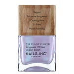 Nails Inc - ECO GLOW Plant Power veganer Nagellack - 73% Plant Based, 100% Vegan & Tierversuchsfrei - Perfekte Maniküre, Perlmutt Lila-Blau - Für umweltbewusste Nail Art